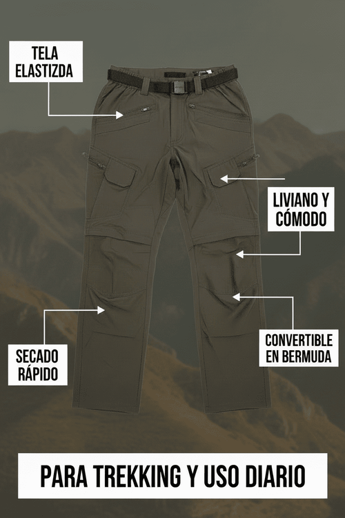 Pantalón Trekking Pro Explorer – Secado Rápido